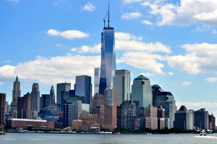 The+One+World+Trade+Center+towers+over+New+York+City+at+the+symbolic+height+of+1%2C776+feet.+Its+colloquial+name+is+the+Freedom+Tower.