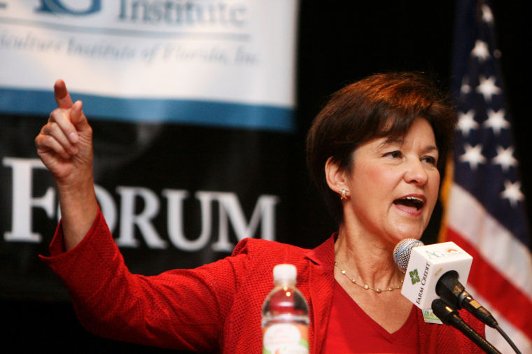 Florida Democrat Alex Sink’s image was used by the NRCC to receive illegitimate donations.