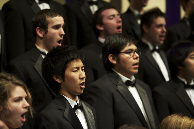 University+Singers+perform+at+the+Vocal+Extravaganza+Concert+in+Bryan+Hall.