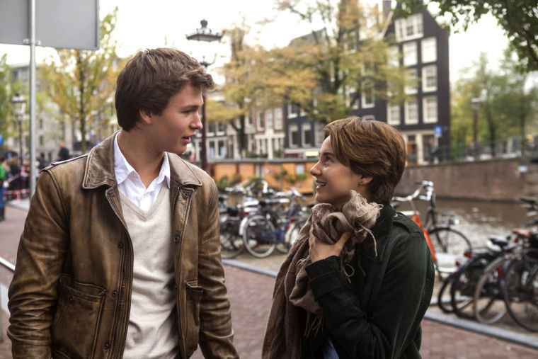 Ansel Elgort and Shailene Woodley star in the film production of “The Fault in our Stars.”