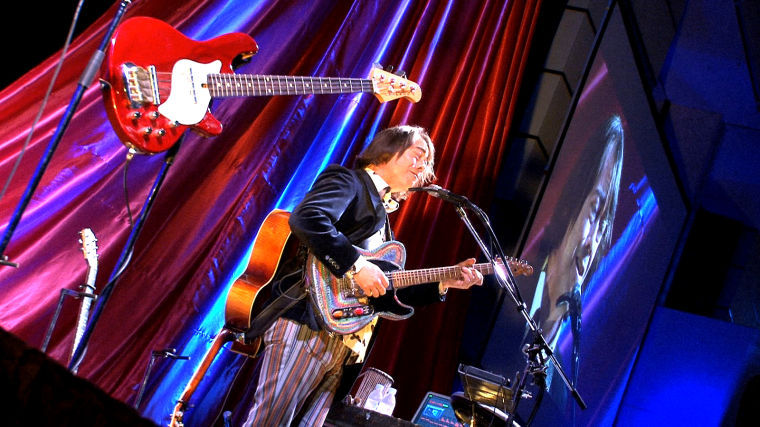 Musician Arthur Lee Land performs in Tokyo, Japan, October 2012.