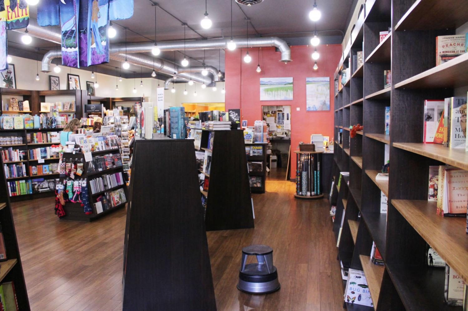 The interior of The Book People of Moscow store as seen on Sept. 16, 2014.