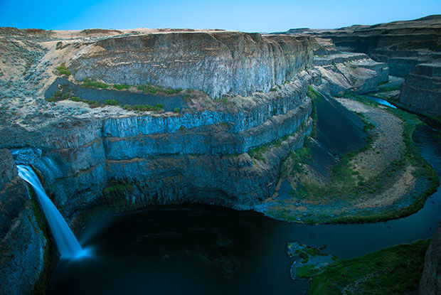 Palouse Falls illustrates geological features unique to the Inland Northwest.