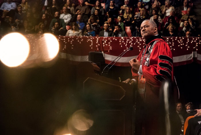 Elson+Floyd+speaks+during+the+2014+Fall+Commencement+in+Beasley+Coliseum+on+December+13%2C+2014.