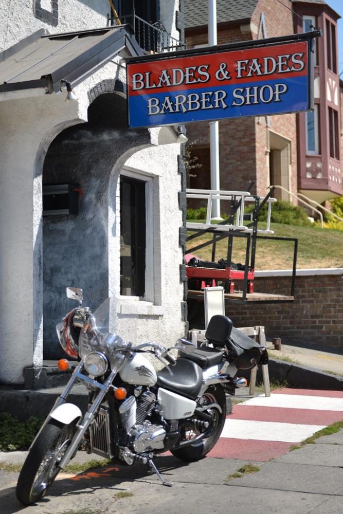 Blades & Fades Barber Shop, located on Colorado Street, as seen Aug. 20, 2015.