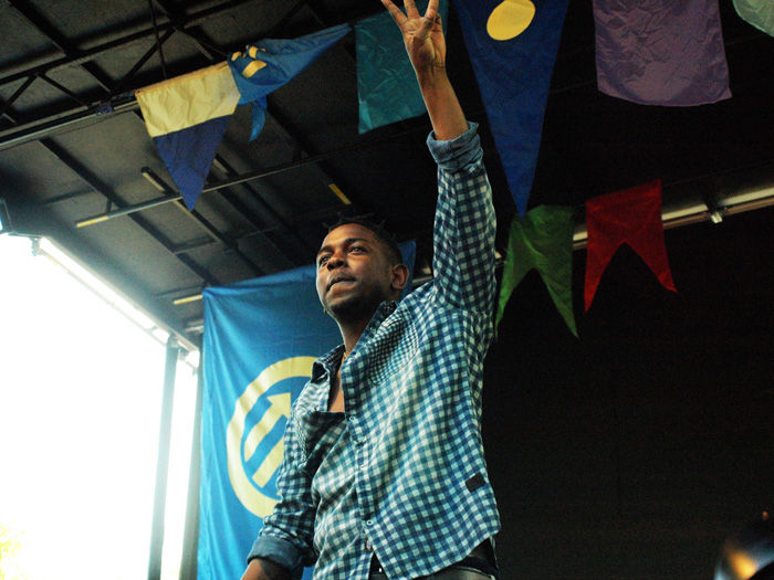 Kendrick Lamar at Pitchfork 2012.