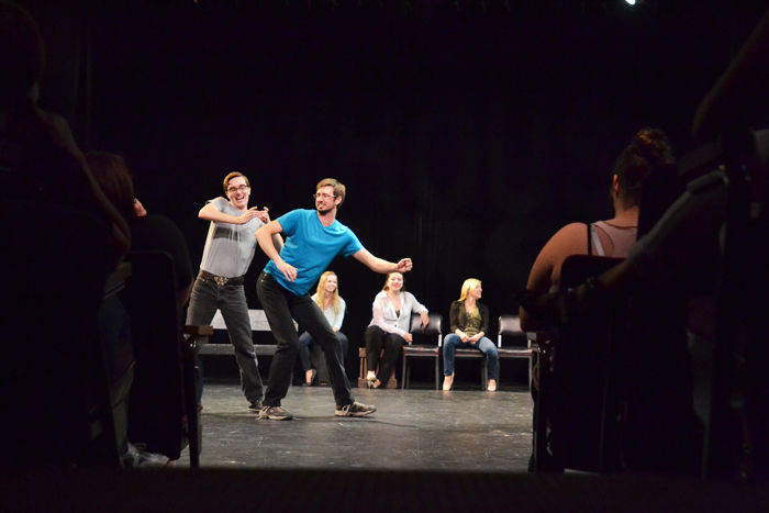 Nuthouse improv comedy performed in Daggy Hall on Saturday, Sept. 7. 2014.