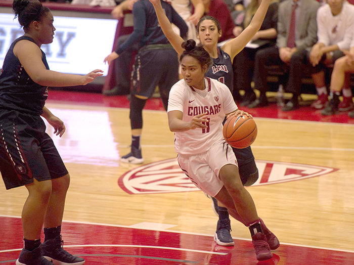 WSU junior guard Caila Hailey scored 11 points in last years 78-72 win over the Toreros.