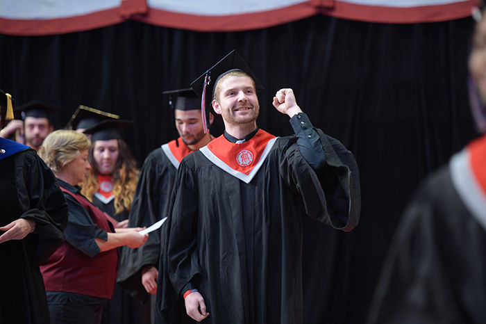 Students receive their degrees during WSU’s commencement ceremony in Beasley Coliseum on Saturday, marking a new era in their lives.