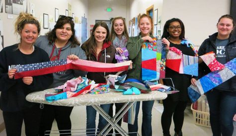 WSU design students submitted their own quilts into this year’s Palouse Patchers Quilt Show.