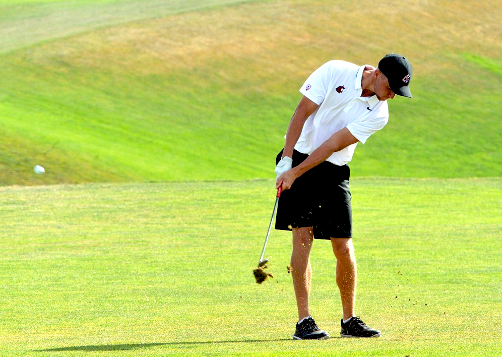 Junior Brian Mogg tied for 12th place at the Golfweek Conference Challenge in Cedar Rapids, Iowa on Tuesday.  Overall, the WSU mens golf team finished in 9th place.