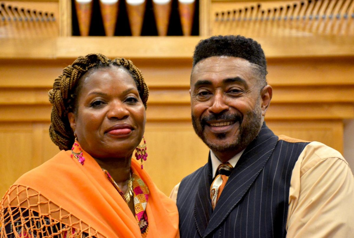 Bishop Michael Perkins and his wife Jamie Perkins started their new service 
at the Pullman Presbyterian Church earlier this month. 