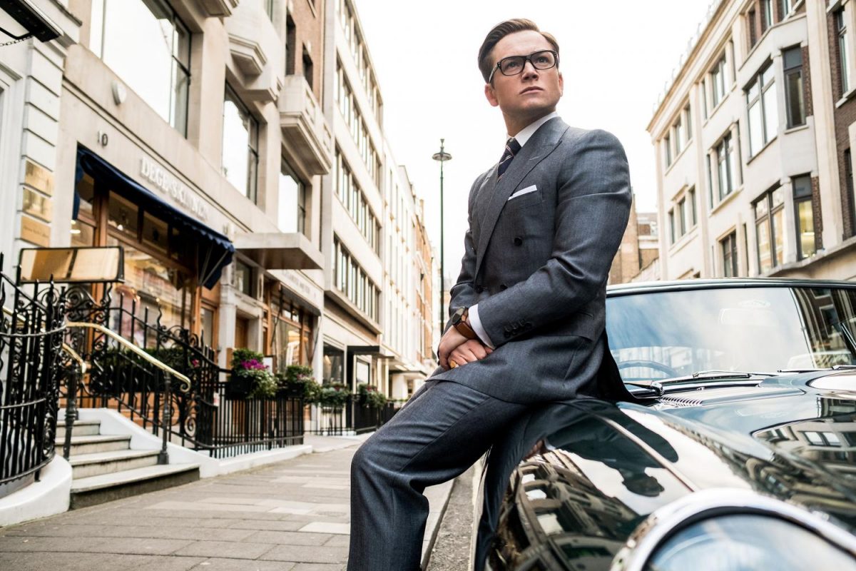Taron Egerton stars in the new movie, “Kingsman: The Golden Circle.” Egerton is joined in the film by Pedro Pascal, Jeff Bridges, Julianne Moore, Channing Tatum, Halle Berry and Elton John.