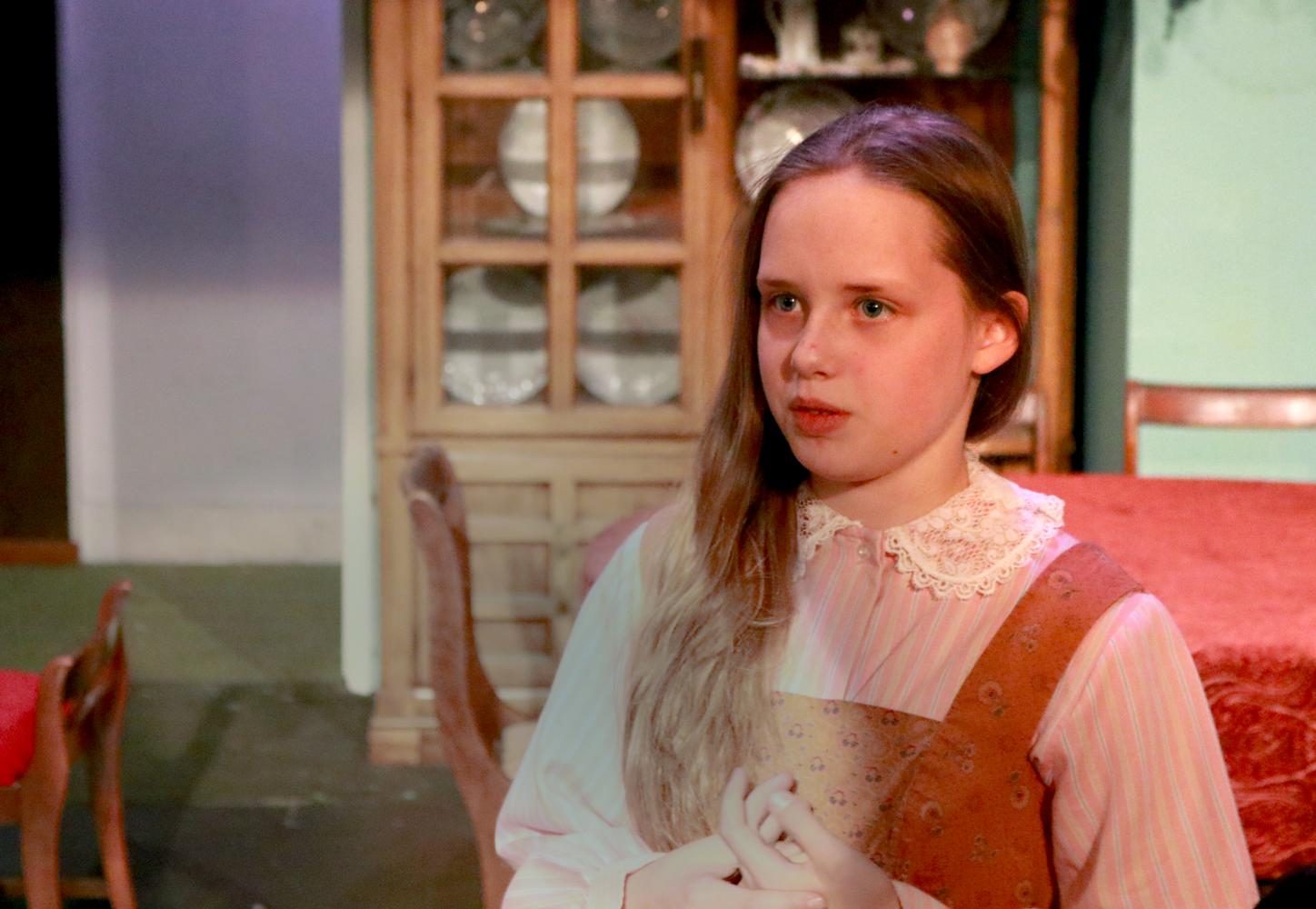 Eliza McNelly, who plays Helen Keller, talks about the challenges of her role in the Regional Theatre of the Palouse’s production 
of “The Miracle Worker.”