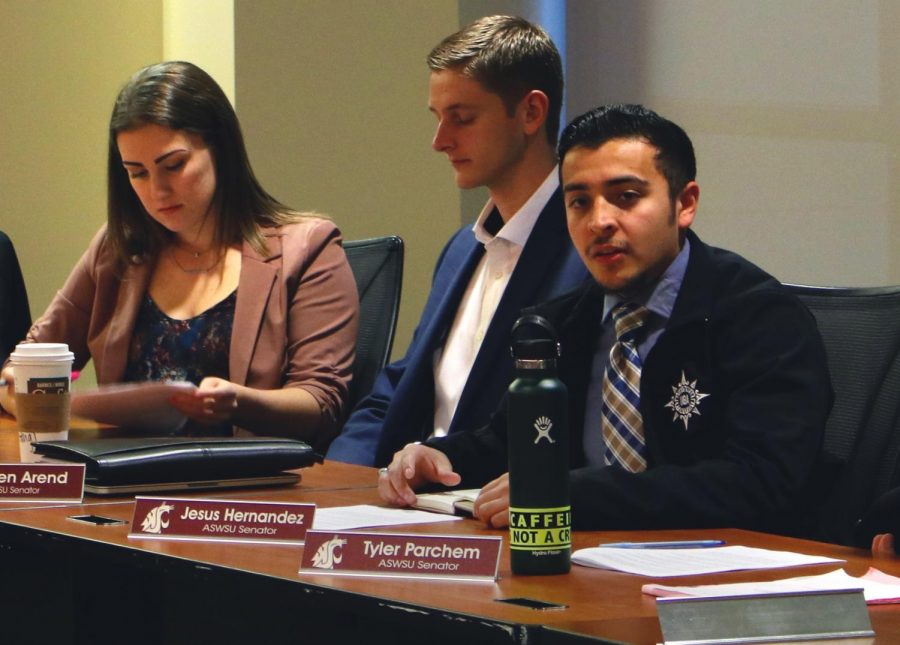 Sen. Jesus Hernandez proposed a bill that would require cultural competency training for all WSU staff, faculty and incoming students. The resolution was passed by the end of the Oct. 11 ASWSU meeting.