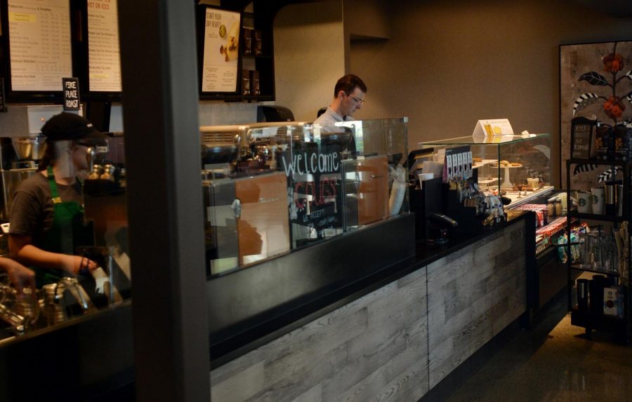 WSU’s first licensed Starbucks opened this fall in the new SPARK building.