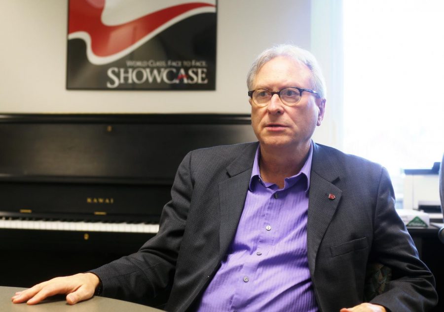 WSU School of Music Director Greg Yasinitsky reflects on some of the best moments in his career so far Tuesday afternoon in Kimbrough Music Building.