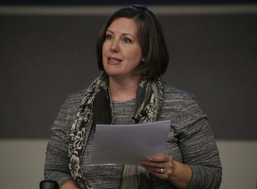 Faculty sen. Mary Trotter accuses WSU administration of misleading the public on the true costs of the Performing Arts program to the university.