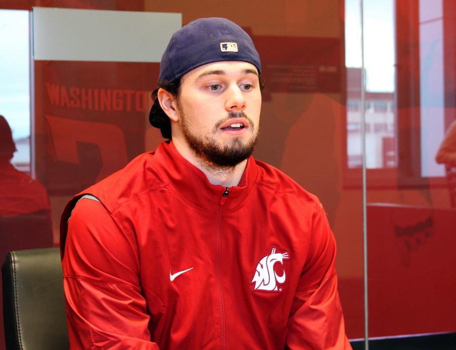 WSU+kicker+Erik+Powell+talks+about+his+decision+to+come+to+Pullman+and+explains+why+he+chose+football+over+soccer.+