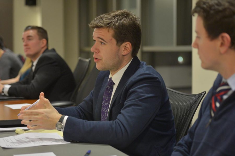 Former ASWSU Sen. Matthew Morrow is lobbying to ease restrictions on S&A fee rates.
