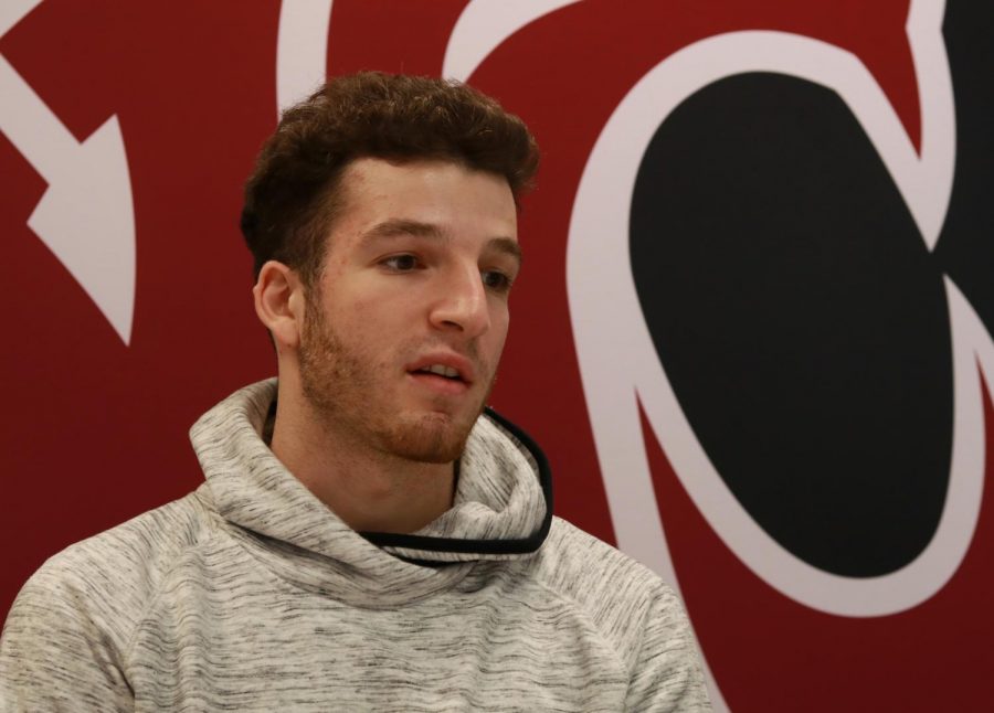 WSU senior guard Steven Shpreyregin talks about being on the team and his goals for the remainder of the season.