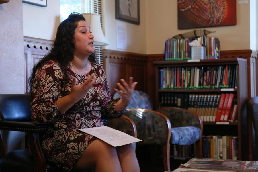 Maria de Jesus Dixon, manager of operations for the Culture and Heritage Houses and the Elson S. Floyd Cultural Center, describes her position and the importance of the houses.