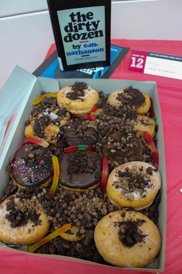  The Dirty Dozen, submitted by Jackie Hedenstrom, won the Punniest Award at last years edible book competition.