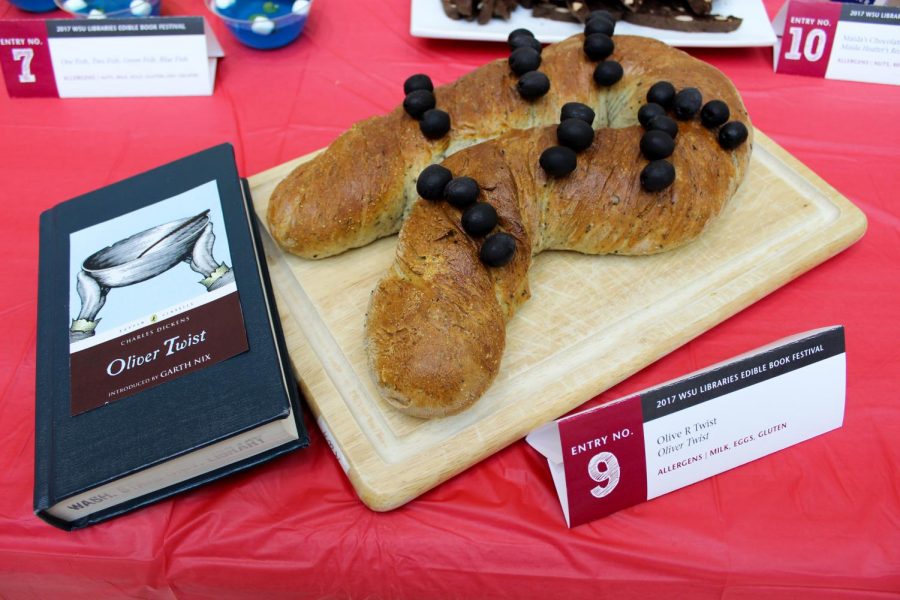 Olive R Twist, submitted by Mary Gilles, People’s Choice Award at last years edible book competition.