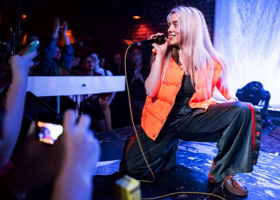 Musician+Billie+Eilish+is+best+known+for+her+songs+%E2%80%9CCOPYCAT%E2%80%9D+and+%E2%80%9Cmy+boy.%E2%80%9D+She+will+play+Springfest+on+Friday.