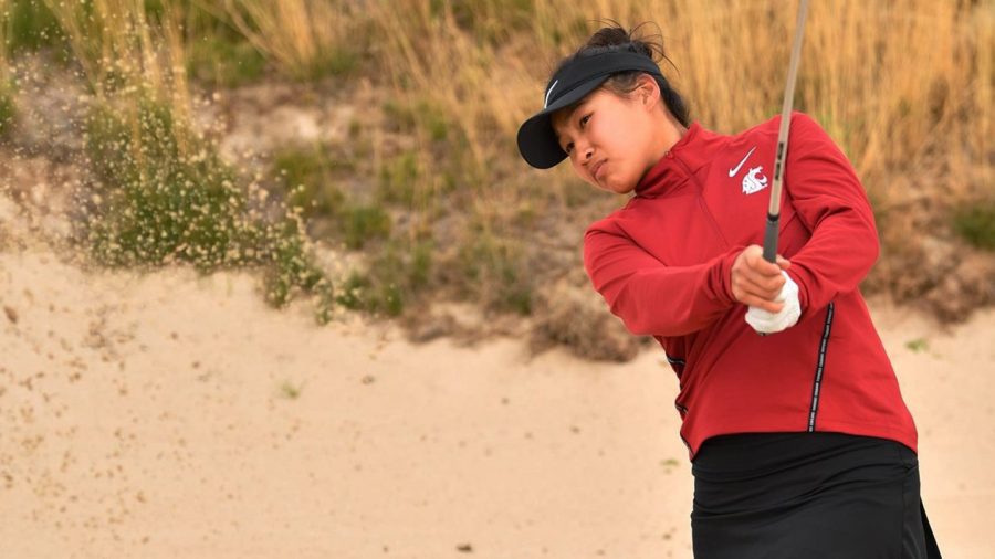 Freshman Amy Chu tied for ninth in the Ron Moore Women’s Invitational over the weekend. As a team the Cougars finished sixth.