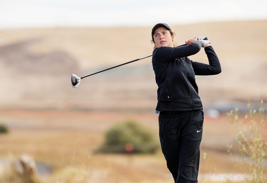 Junior Elodie Bridenne shot a combined 236 in the Stanford Intercollegiate on Oct.
19-21. WSU tied for 14th place at the event.