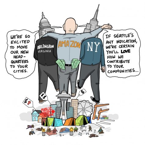 Editorial Cartoon: New Amazon headquarters wont help