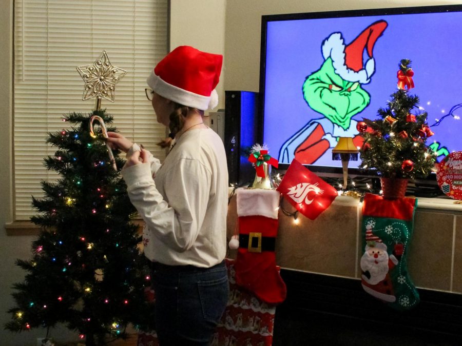 This columnist spent only $60 to achieve this festive-looking nook for her small apartment, proving that any student can do it.