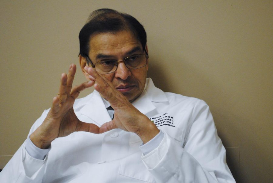 “We are now open,” says Dr. Vinod Mehta, of Palouse Pulmonology and Sleep Medicine, on Wednesday at the Pullman Regional Hospital Clinic. “Anyone who has problems with sleep needs to see a sleep physician.”