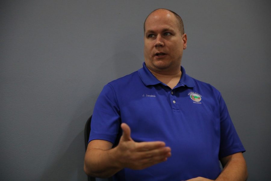 Josh Sanders, records specialist for the Pullman Police Department, discusses the benefits of the records fee Tuesday at the Pullman Police Department. 