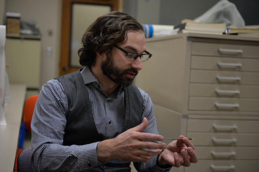 Anthropology Ph.D. candidate Andrew Gillreath-Brown discusses how he came across the tattooing tool, originally excavated in 1972, during the process of taking inventory.