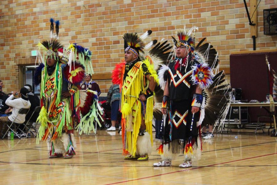 Dancers+from+various+tribes+will+perform+in+traditional+regalia+at+Ku-Ah-Mah%E2%80%99s+annual+powwow+Friday+and+Saturday.+The+event+is+open+to+the+public+free+of+charge.+The+first+grand+entry+will+be+at+7+p.m.+Friday+in+Beasley+Coliseum.