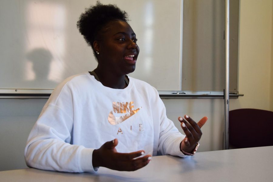 Senior shot put and discus thrower Chrisshnay Brown discusses moving on from a major injury and why she chose to come to WSU on Monday in Bohler. She came to WSU because of the challenge of being a part of the Pac-12.