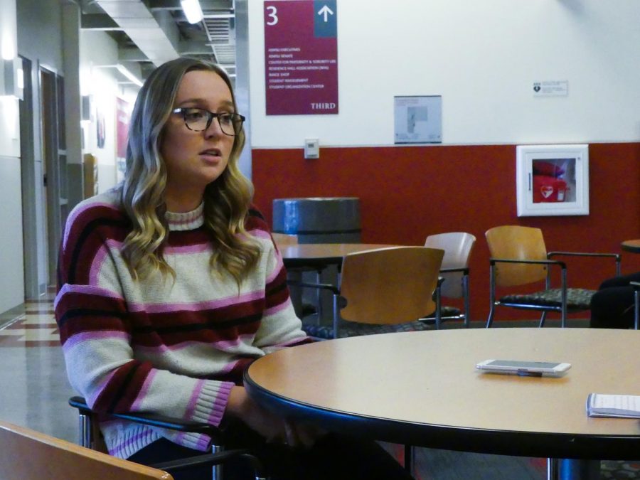 WSU Panhellenic Council President Ani Duni says community outreach and transparency are two of the goals laid out in ‘Forward 19’ Thursday afternoon in the CUB. Duni says Panhellenic hopes to include more diverse programs and to improve overall inclusivity on campus.