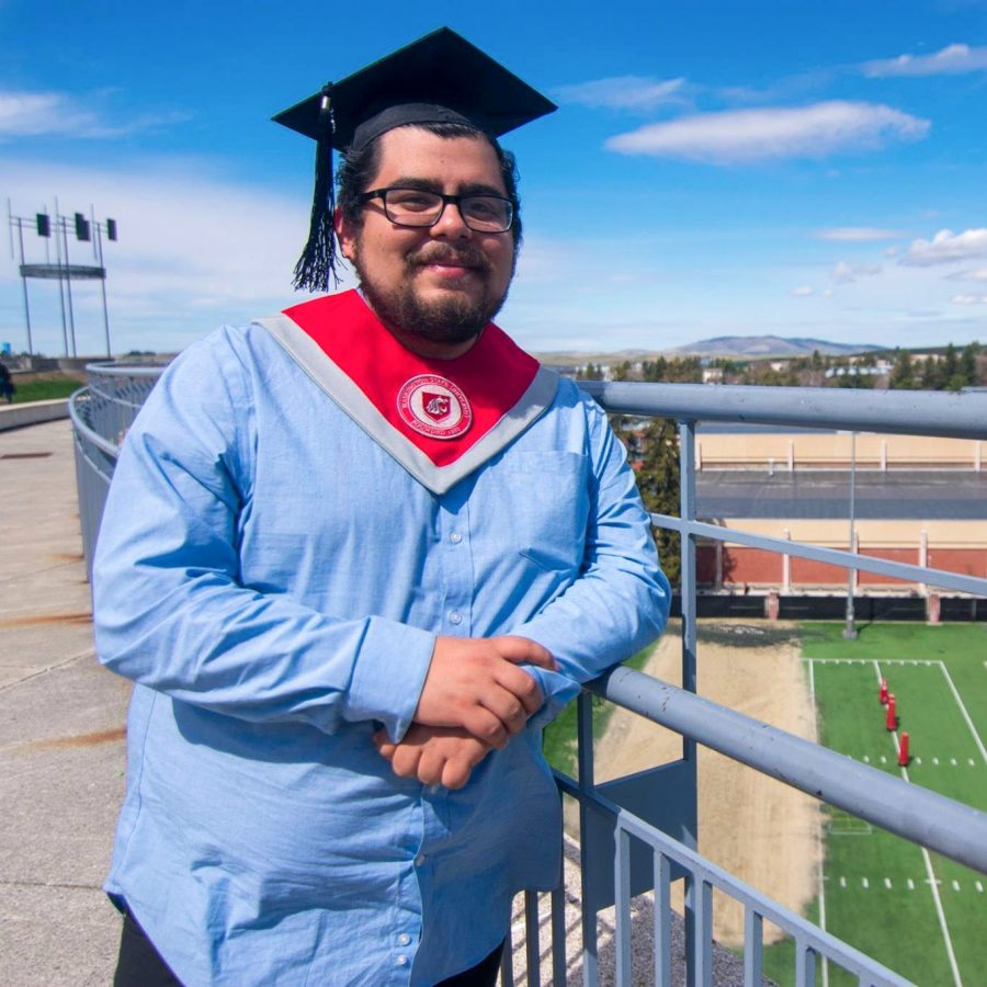 Rick Flores is grateful for everyone whose made him the first in his family to graduate college.