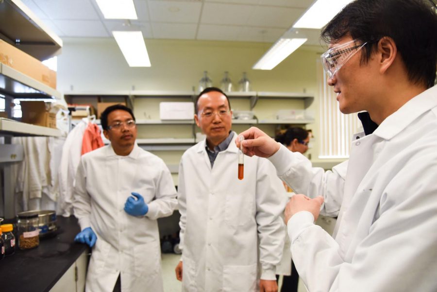 Hanwu Lei and a team of scientists discovered a way to convert carbon molecules in plastic items into fuel.