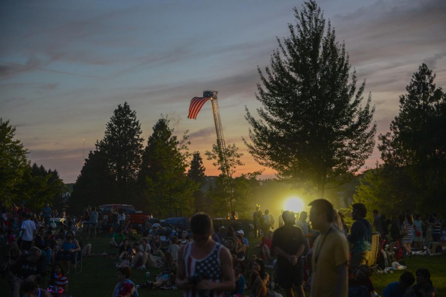 Pullman celebrates the Fourth of July at Sunnyside Park July 2015. The celebration relies on volunteers to help run the food stands. 