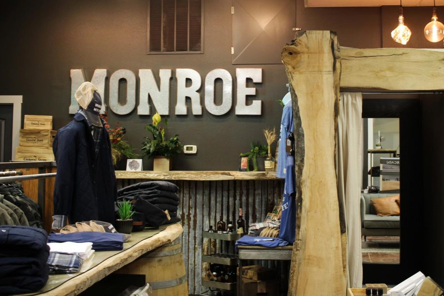 Owners of Monroe said they offer items such as jackets, grooming supplies and fanny packs. The boutique is located at 107 S. Grand Ave. next to Flirt. 