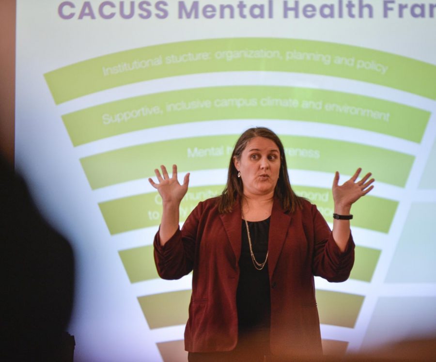 Paula Adams, Cougar Health Services associate director, says they hope to expand WSU’s services when it comes to addressing mental well-being and suicide prevention.