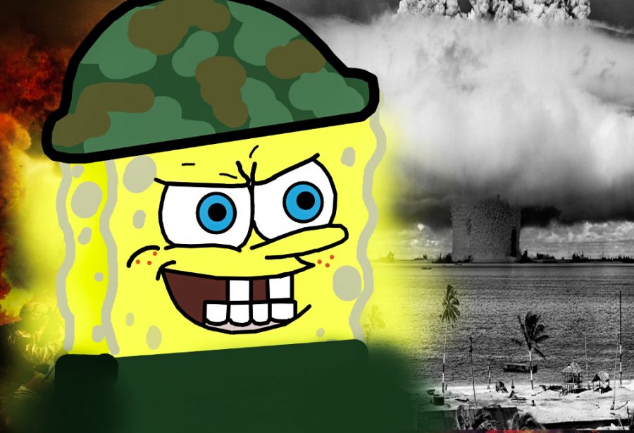 SpongeBob’s home of Bikini Bottom is set in the Bikini Atoll, a spot that the U.S. used for nuclear testing in the 1940s and 50s.