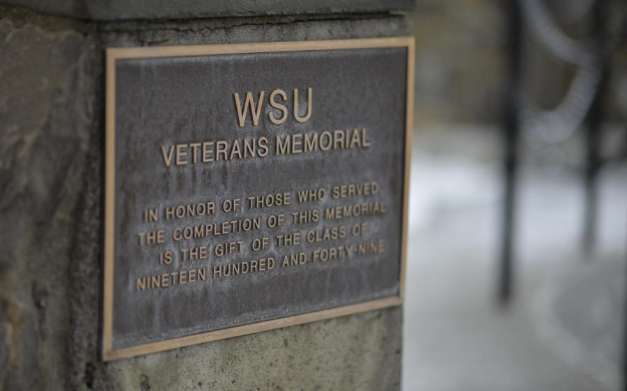 The WSU Veterans Memorial serves as a way to honor servicemen and -women who graduated from WSU