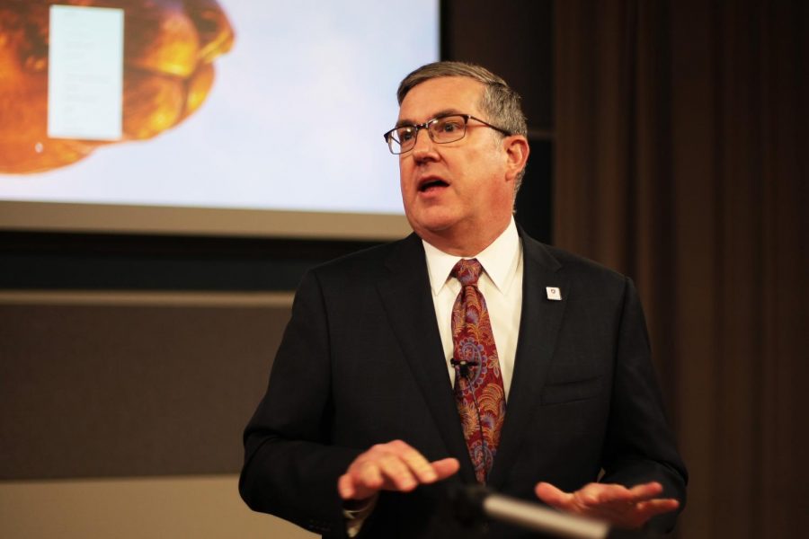 WSU+President+Kirk+Schulz+said+he+believes+the+university+will+return+to+face-to-face+instruction+in+the+fall.