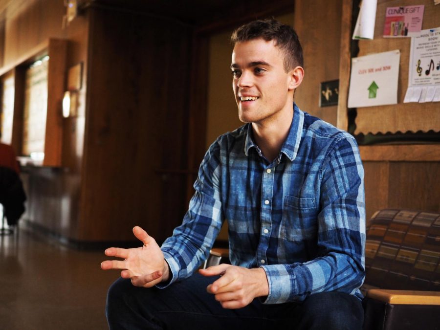 Kristian Gubsch, WSU senior chemical engineering major, says he hopes to finish his postgraduate degree and then start his own business that examines different methods of using CO2 for positive purposes to address climate change.