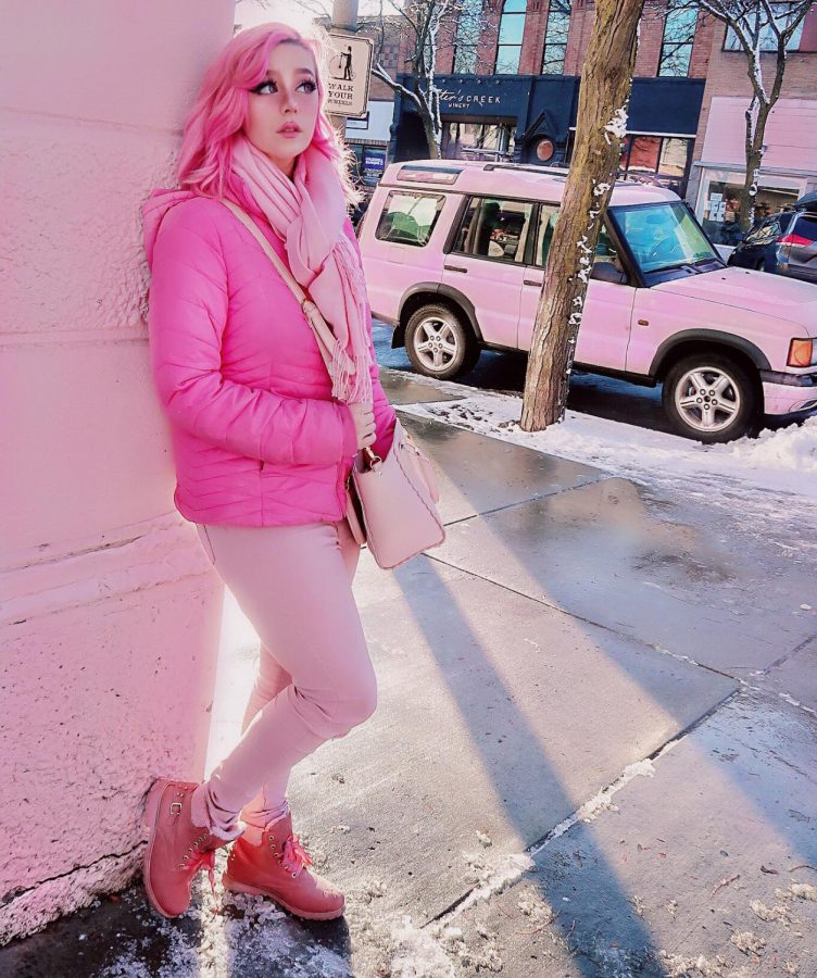 Jones said she tries to be an inspiration to young girls who are struggling to find their confidence and are looking for their own aesthetic. She views her choice to dress in all pink as a rebirth.