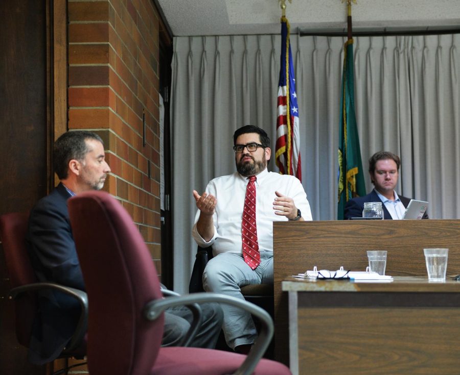 Council member Brandon Chapman responded to a comment about the comprehensive five year plan regarding the parks, facilities, and recreation on Tuesday evening at Pullman City Hall. 
